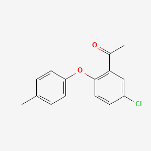 1-(2-(p-Tolyloxy)-5-chlorophenyl)ethanone