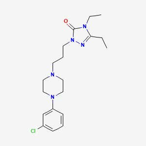 molecular formula C19H28ClN5O B1204206 Etoperidone CAS No. 52942-31-1
