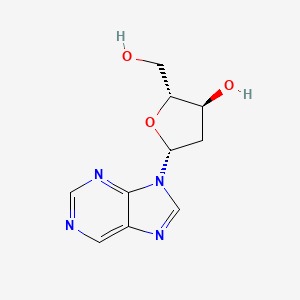 molecular formula C10H12N4O3 B1204208 2'-Deoxynebularine CAS No. 4546-68-3