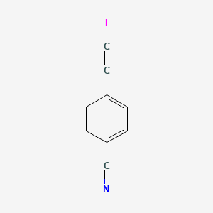 molecular formula C9H4IN B12042088 4-(Iodoethynyl)benzonitrile 