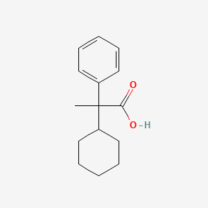 2-Cyclohexyl-2-phenylpropanoic acid