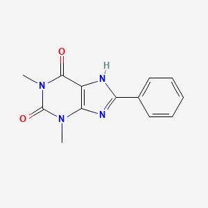 molecular formula C13H12N4O2 B1204217 8-苯基茶碱 CAS No. 961-45-5