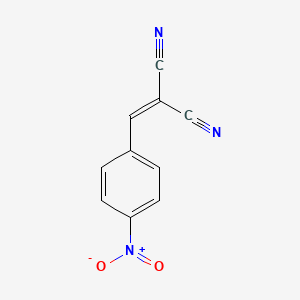 molecular formula C10H5N3O2 B1204218 2-(4-Nitrobenzylidene)malononitrile CAS No. 2700-23-4