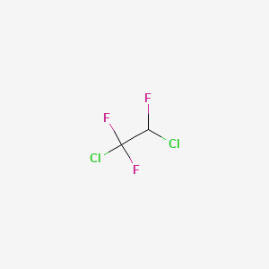 molecular formula C2HCl2F3 B1204223 1,2-二氯-1,1,2-三氟乙烷 CAS No. 354-23-4
