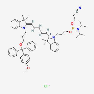 molecular formula C60H72ClN4O4P B12042289 Cy5 Phosphoramidite 