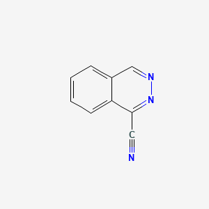 molecular formula C9H5N3 B1204237 1-酞嗪腈 CAS No. 7694-81-7