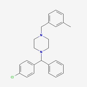 molecular formula C25H27ClN2 B1204245 晕海宁 CAS No. 569-65-3