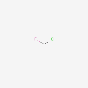 molecular formula CH2ClF B1204246 Chlorofluoromethane CAS No. 593-70-4
