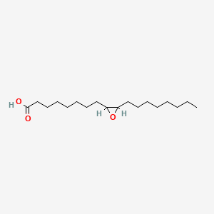 molecular formula C18H34O3 B1204247 9,10-环氧硬脂酸 CAS No. 2443-39-2