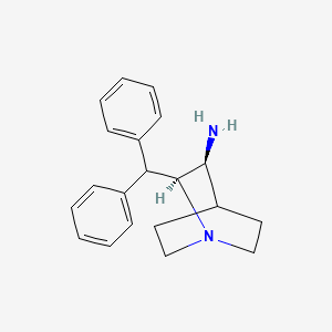 molecular formula C20H24N2 B12042655 (2S,3S)-2-Benzhydrylquinuclidin-3-amine 