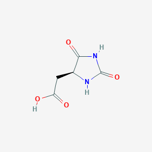 molecular formula C5H6N2O4 B1204268 L-5-Carboxymethylhydantoin CAS No. 26184-53-2