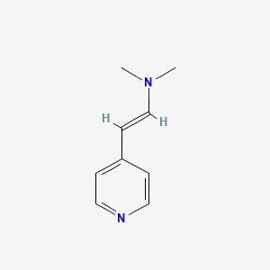 molecular formula C9H12N2 B12042700 4-(2-Dimethylamino-vinyl)pyridine 