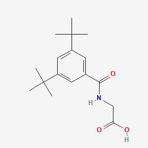 molecular formula C17H25NO3 B12042729 N-[(3,5-di-tert-butylphenyl)carbonyl]glycine 