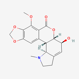 molecular formula C18H19NO6 B1204275 坎地明 CAS No. 24585-19-1