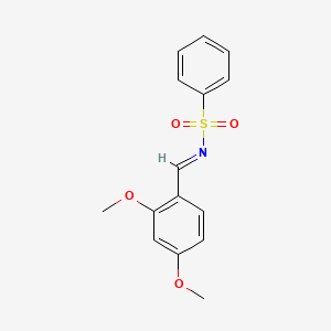 n-(2,4-Dimethoxybenzylidene)benzenesulfonamide