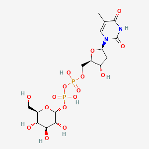 B1204282 2'Deoxy-thymidine-5'-diphospho-alpha-D-glucose CAS No. 2196-62-5
