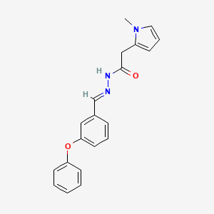 2-(1-Methyl-1H-pyrrol-2-YL)-N'-(3-phenoxybenzylidene)acetohydrazide