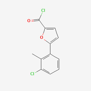 5-(3-Chloro-2-methylphenyl)furan-2-carbonyl chloride