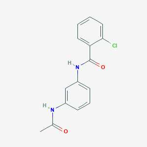molecular formula C15H13ClN2O2 B1204297 N-(3-乙酰氨基苯基)-2-氯苯甲酰胺 