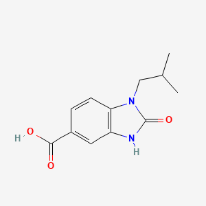 1-Isobutyl-2-oxo-2,3-dihydro-1H-benzo[d]imidazole-5-carboxylic acid