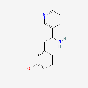 2-(3-Methoxyphenyl)-1-(3-pyridinyl)ethanamine