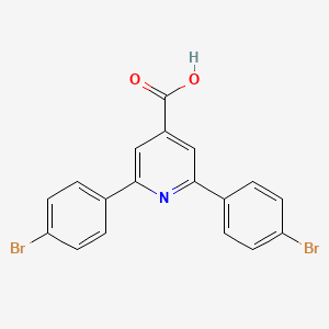 2,6-Bis(4-bromophenyl)pyridine-4-carboxylic acid