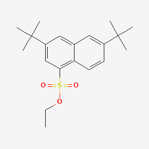 molecular formula C20H28O3S B1204322 乙基二丁酸酯 CAS No. 5560-69-0