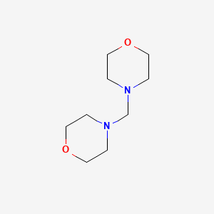 molecular formula C9H18N2O2 B1204323 二吗啉甲烷 CAS No. 5625-90-1