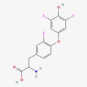 B1204324 DL-3,3',5'-Triiodothyronine CAS No. 70-39-3