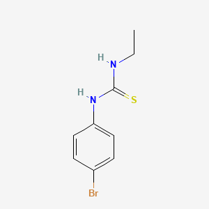 molecular formula C9H11BrN2S B12043292 1-(4-Bromophenyl)-3-ethylthiourea CAS No. 61449-57-8