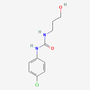 molecular formula C10H13ClN2O2 B12043335 1-(4-Chlorophenyl)-3-(3-hydroxypropyl)urea CAS No. 87934-68-7