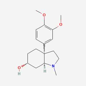 molecular formula C17H25NO3 B1204347 Mesembrinol CAS No. 23544-42-5
