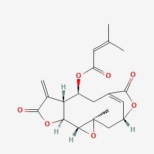 molecular formula C20H22O7 B1204348 Elephantin 