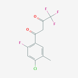 1,3-Butanedione, 1-(4-chloro-2-fluoro-5-methylphenyl)-4,4,4-trifluoro-