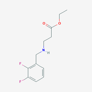 Ethyl 3-{[(2,3-difluorophenyl)methyl]amino}propanoate