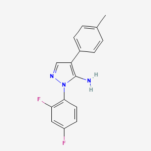 1-(2,4-Difluorophenyl)-4-p-tolyl-1H-pyrazol-5-amine