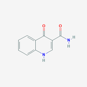 molecular formula C10H8N2O2 B1204386 4-氧代-1,4-二氢-喹啉-3-甲酰胺 CAS No. 103914-79-0