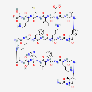 molecular formula C112H177N29O28S B12043870 Gigkflhsagkfgkafvgeimks 