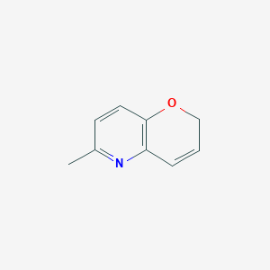 molecular formula C9H9NO B120439 6-methyl-2H-pyrano[3,2-b]pyridine CAS No. 153782-83-3