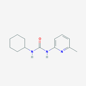 molecular formula C13H19N3O B12043930 1-Cyclohexyl-3-(6-methylpyridin-2-yl)urea 