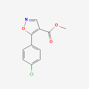 Methyl 5-(4-chlorophenyl)isoxazole-4-carboxylate