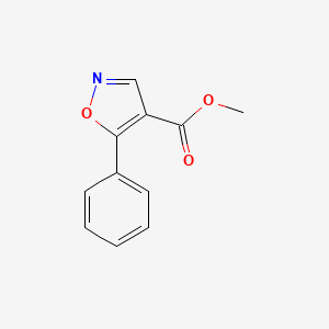 molecular formula C11H9NO3 B12043970 Methyl 5-phenylisoxazole-4-carboxylate 