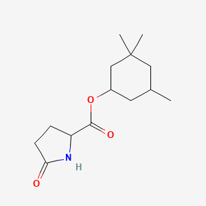(3,3,5-Trimethylcyclohexyl) 5-oxopyrrolidine-2-carboxylate