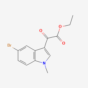 Ethyl 2-(5-bromo-1-methyl-1H-indol-3-yl)-2-oxoacetate