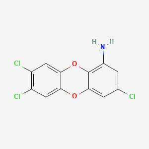 molecular formula C12H6Cl3NO2 B1204409 1-Amino-3,7,8-trichlorodibenzo-p-dioxin CAS No. 62782-11-0