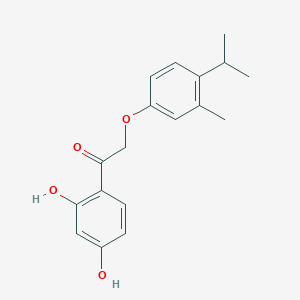 1-(2,4-Dihydroxyphenyl)-2-(4-isopropyl-3-methylphenoxy)ethanone