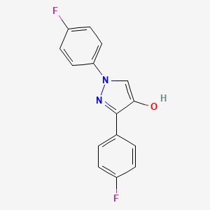 1,3-Bis(4-fluorophenyl)-1H-pyrazol-4-ol