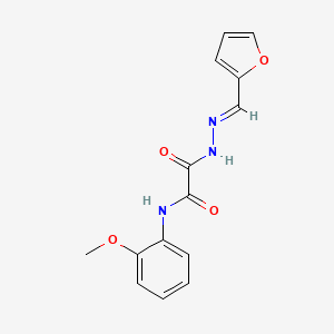 2-(2-(Furan-2-ylmethylene)hydrazinyl)-N-(2-methoxyphenyl)-2-oxoacetamide