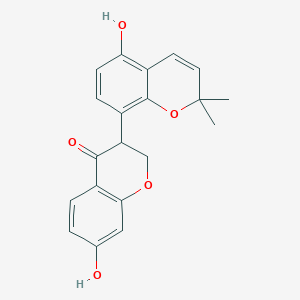 molecular formula C20H18O5 B1204439 5-Deoxyglyasperin F 