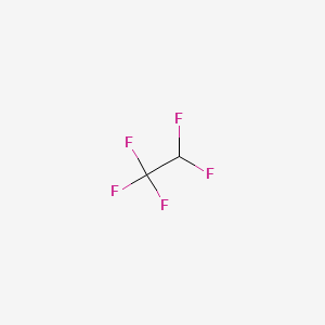 molecular formula C2HF5 B1204445 Pentafluoroethane CAS No. 354-33-6